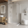 LUCE-AH-2-120/90-C-Cr Душевой уголок, Условный размер, мм:1200x900x1950 Габариты с диапазоном регулировок, мм:(1185-1200)x(885-900)  LUCE-AH-2-120/90-C-Cr Душевой уголок, Условный размер, мм:1200x900x1950 Габариты с диапазоном регулировок, мм:(1185-1200)x(885-900)