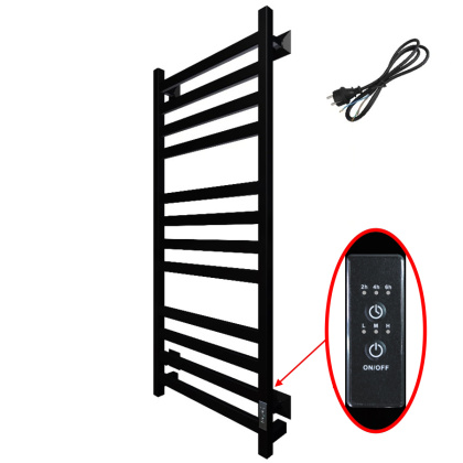 Полотенцесушитель Пэк сп 21 кв 100х50 черный ВГП