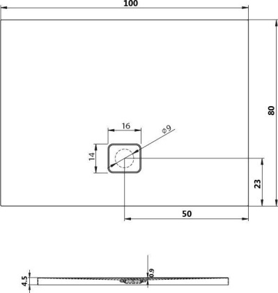 Акриловый душевой поддон Riho Basel 404 120x80 черный глянец, накладка хром DC141600000000S Акриловый душевой поддон Riho Basel 404 120x80 черный глянец, накладка хром DC141600000000S