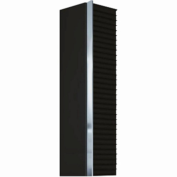 Пенал Canale черный+хром без ножек_Комплект 846-BCR Boheme