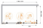 STYLUS-O-M-AH-1-160/100-C-Cr Душевой уголок STYLUS-O-M-AH-1-160/100-C-Cr Душевой уголок
