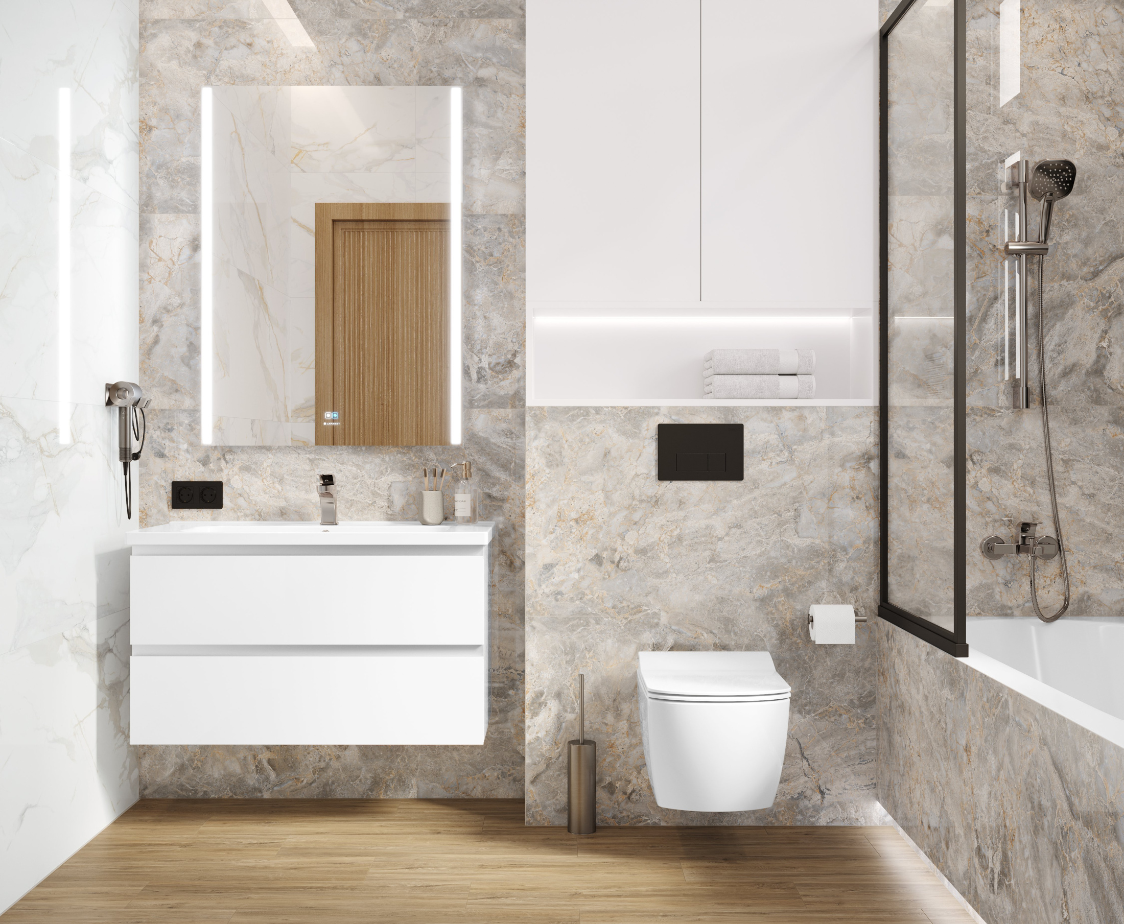 Vela Blue Керамогранит 60х120 Полированный