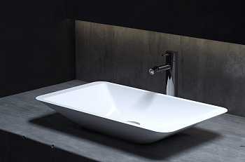 Раковина Salini CALLISTA 107 1101107GRH S-Sense покраска по RAL снаружи, накладная, глянцевая