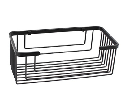 Полка металлическая, 27,5х10х13,3 см, черная, K-711B