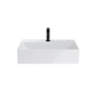 Раковина LOGICA мебельная\подвесная с одним отверстием 60, белая глянцевая