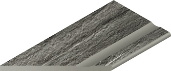 Гриджио Борт.30X60 С Выемкой Закруг.Лев Гриджио Борт.30X60 С Выемкой Закруг.Лев