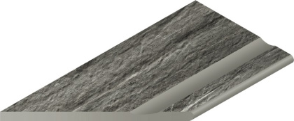 Гриджио Борт.30X60 С Выемкой Закруг.Лев Гриджио Борт.30X60 С Выемкой Закруг.Лев