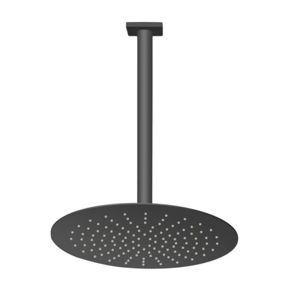 CZR-B-TDDR-30/30-01 Верхний душ круглый, диаметр 30 см, с потолочным кронштейном 30 см, нержавеющая сталь, Хром