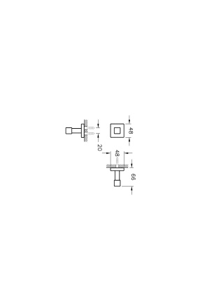 Крючок для халатов Q-Line, цвет хром