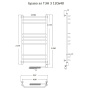Полотенцесушитель Браво эл ТЭН 3 120*40 (ЛЦ4)