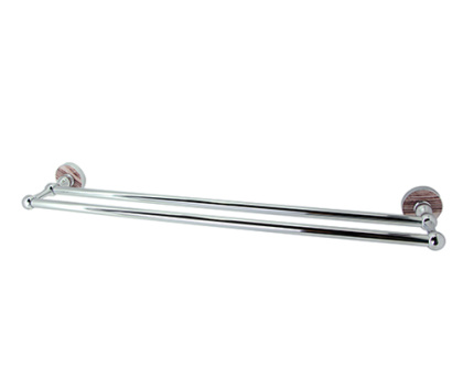 Штанга для полотенец Regen двойная, 67х6х13 см, хром, K-6940