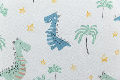 Обои виниловые Уик-энд мотив, разноцветный дино