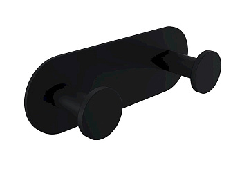 Двойной крючок для полотенец в комплекте с креплением Piave черный мат. 3015-0014-AB, шт Двойной крючок для полотенец в комплекте с креплением Piave черный мат. 3015-0014-AB, шт