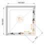 ECO-O-A-2-100-C-Cr Душевой уголок ECO-O-A-2-100-C-Cr Душевой уголок