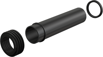 Прокладка + патрубок + гофрированная прокладка 45×58×25