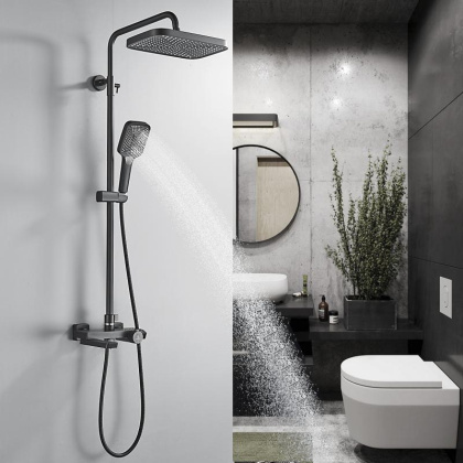 Душевая стойка с термостатом ROSE R18H R1896H