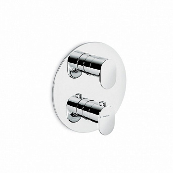 Встраиваемый термостатический смеситель для душа OLE с регулировкой температуры, хром Встраиваемый термостатический смеситель для душа OLE с регулировкой температуры, хром