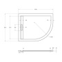 Поддон из искусственного мрамора CEZARES TRAY-AS-RH-120/90-550-30-W-L Поддон из искусственного мрамора CEZARES TRAY-AS-RH-120/90-550-30-W-L
