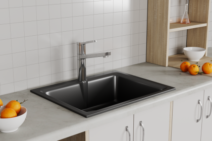 Смеситель для кухонной мойки с поворотным изливом RUSH (MS9035-36) Смеситель для кухонной мойки с поворотным изливом RUSH (MS9035-36)