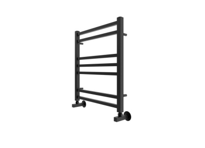 Полотенцесушитель водяной Aquatek (Акватек) Альтаир П7 500х600 мм, черный муар, подключение нижнее/диагональное, сверхпрочная пищевая нержавеющая сталь AISI 304L, гарантия 10 лет