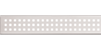 Решетка для дренажного желоба 75 мм, оцинкованная сталь