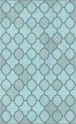 Декор OP\A22\6328 Фоскари бирюзовый 25*40 (уп/10шт), шт