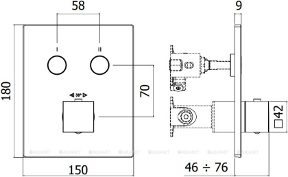 Смеситель для душа Paffoni Compact Box CPT518ST Смеситель для душа Paffoni Compact Box CPT518ST