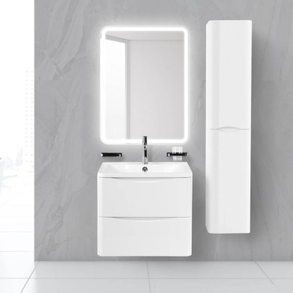 Тумба с раковиной подвесная BelBagno ACQUA 70 Bianco Lucido, раковина белая Тумба с раковиной подвесная BelBagno ACQUA 70 Bianco Lucido, раковина белая