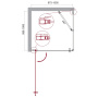 Душевой уголок BelBagno ETNA-A-1-80-C-Cr Душевой уголок BelBagno ETNA-A-1-80-C-Cr