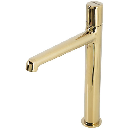 UNO Смеситель для накладных раковин, без донного клапана, золото UNO-LMC-ORO-W0