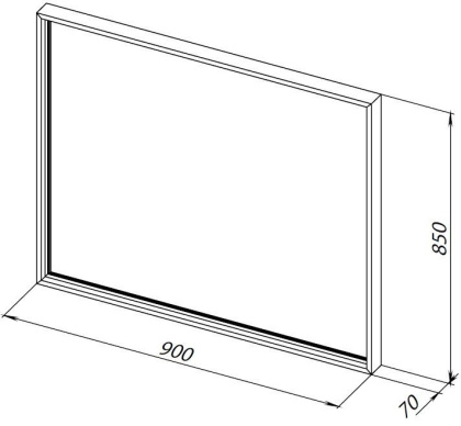Зеркало Allen Brau Liberty 90 1.330015.60 медь браш Зеркало Allen Brau Liberty 90 1.330015.60 медь браш