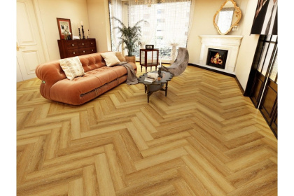 Кварц-виниловый ламинат SPC Aspenfloor Resort RE8-01 Давос 4V (5мм//1,311м2) (640мм*128мм), м2