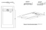 Душевой поддон Allen Brau Infinity 140x80 8.21004-AM антрацит Душевой поддон Allen Brau Infinity 140x80 8.21004-AM антрацит