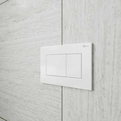 Клавиша смыва Point Ника PN44081W для инсталляции, белая