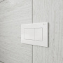 Клавиша смыва Point Ника PN44081W для инсталляции, белая