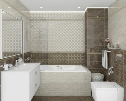 Декор AD\F483\60049 Royal кофейный светлый 20х60,шт Декор AD\F483\60049 Royal кофейный светлый 20х60,шт