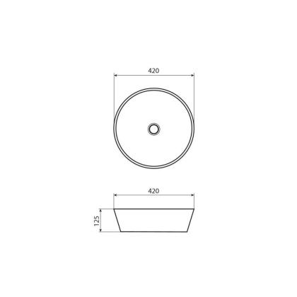 Раковина Allen Brau Liberty 42х42 4.32002.20