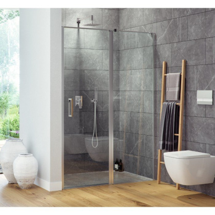 Душевая дверь со стенкой EXCELLENT Mazo 80 см (хром) Душевая дверь со стенкой EXCELLENT Mazo 80 см (хром)