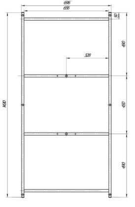 Рама сварная ПУ 150*75 Рама сварная ПУ 150*75