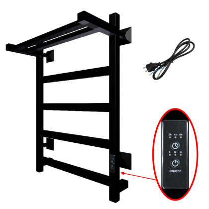 Полотенцесушитель Пэк сп 20 кв П 60х50 черный ВГП