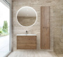 Тумба с раковиной подвесная BelBagno KRAFT 60 Rovere Tabacco, раковина белая Тумба с раковиной подвесная BelBagno KRAFT 60 Rovere Tabacco, раковина белая