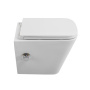 DUE Унитаз подвесной с сиденьем и креплением с функцией биде и смесителем BB3103CHR-BS/SC