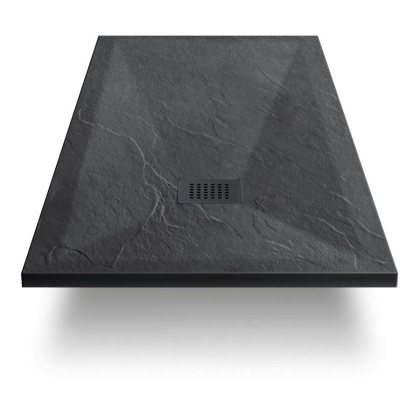 Поддон для душа из искусственного камня VST-4SR9013A, 1300*900*30, антрацит Поддон для душа из искусственного камня VST-4SR9013A, 1300*900*30, антрацит