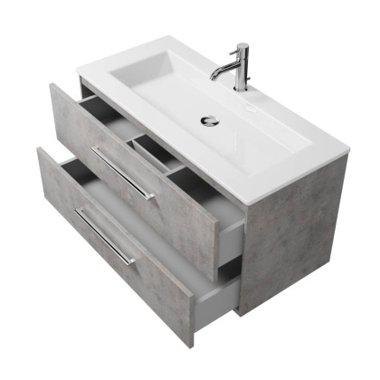 Тумба под раковину Creto Ares 100 серый