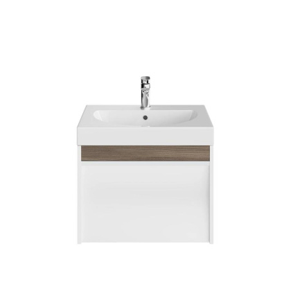 Тумба с раковиной Kerama Marazzi Modula 60 см MO.60.1+1\WHT глянцевый белый