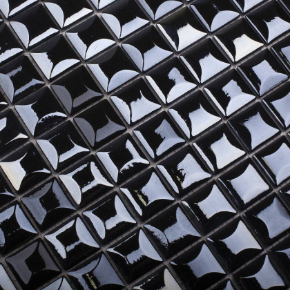 Стеклянная мозаика, BLACK, Edna