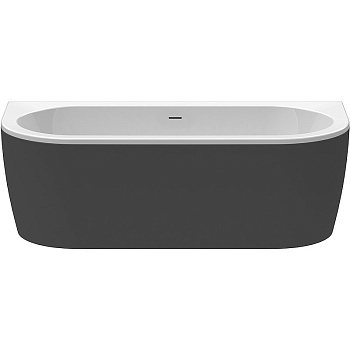 Акриловая ванна CEZARES SLIM WALL-180-80-60-NERO-SET Акриловая ванна CEZARES SLIM WALL-180-80-60-NERO-SET