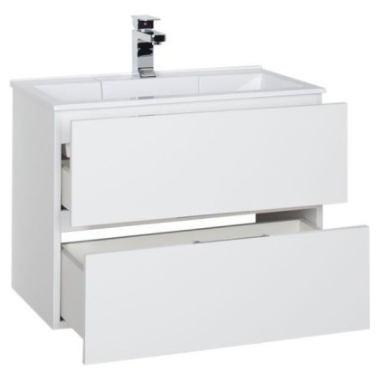 Тумба с раковиной Aquanet Алвита 70 белый