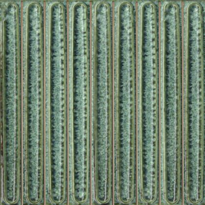 Декор чипсет Далия зелёный глянцевый 20x20x0,95 Декор чипсет Далия зелёный глянцевый 20x20x0,95