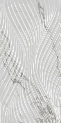 Коррер белый глянцевый структура обрезной 30x60x1